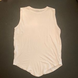 White lululemon muscle tank!